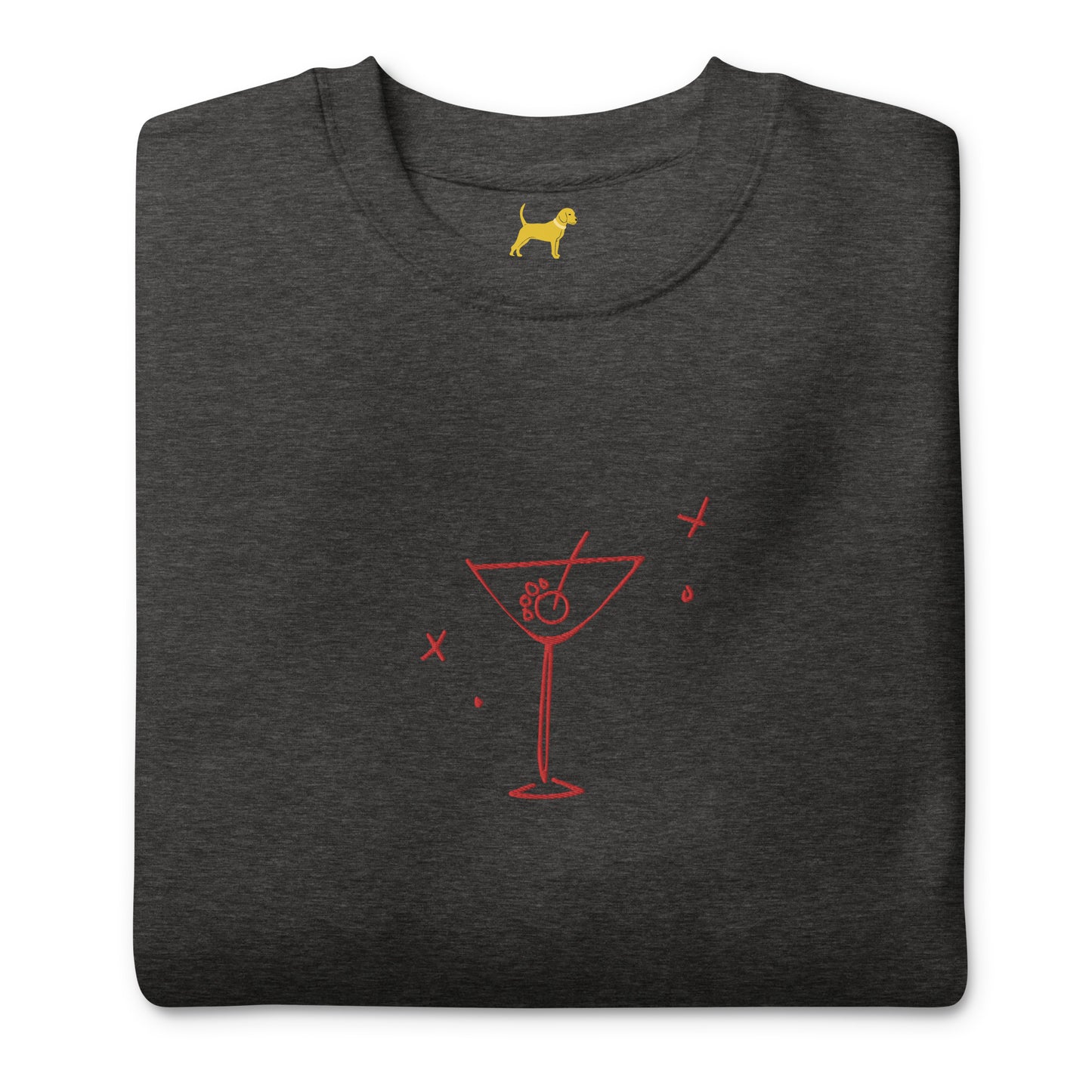 Unleashed Life Dog Martini Glass Crewneck