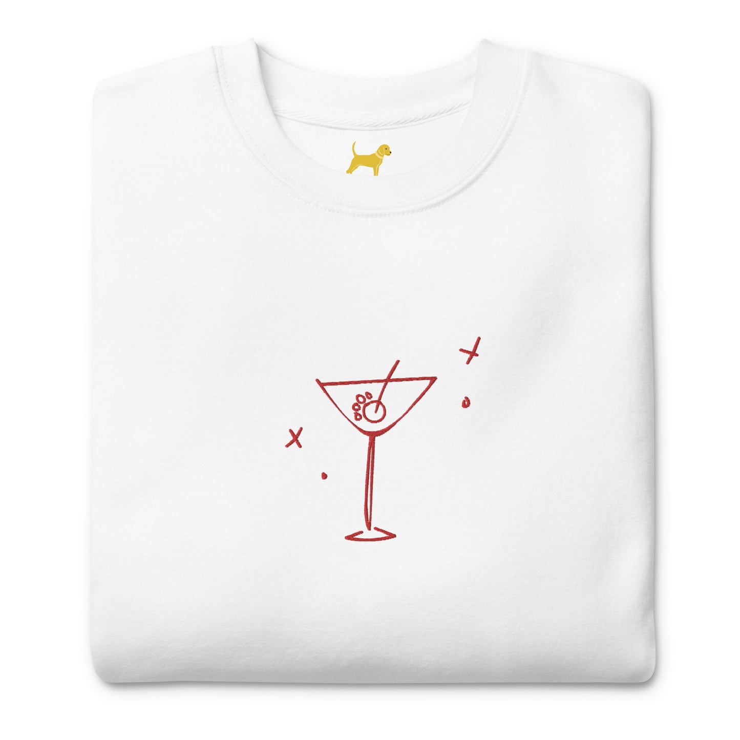 Unleashed Life Dog Martini Glass Crewneck