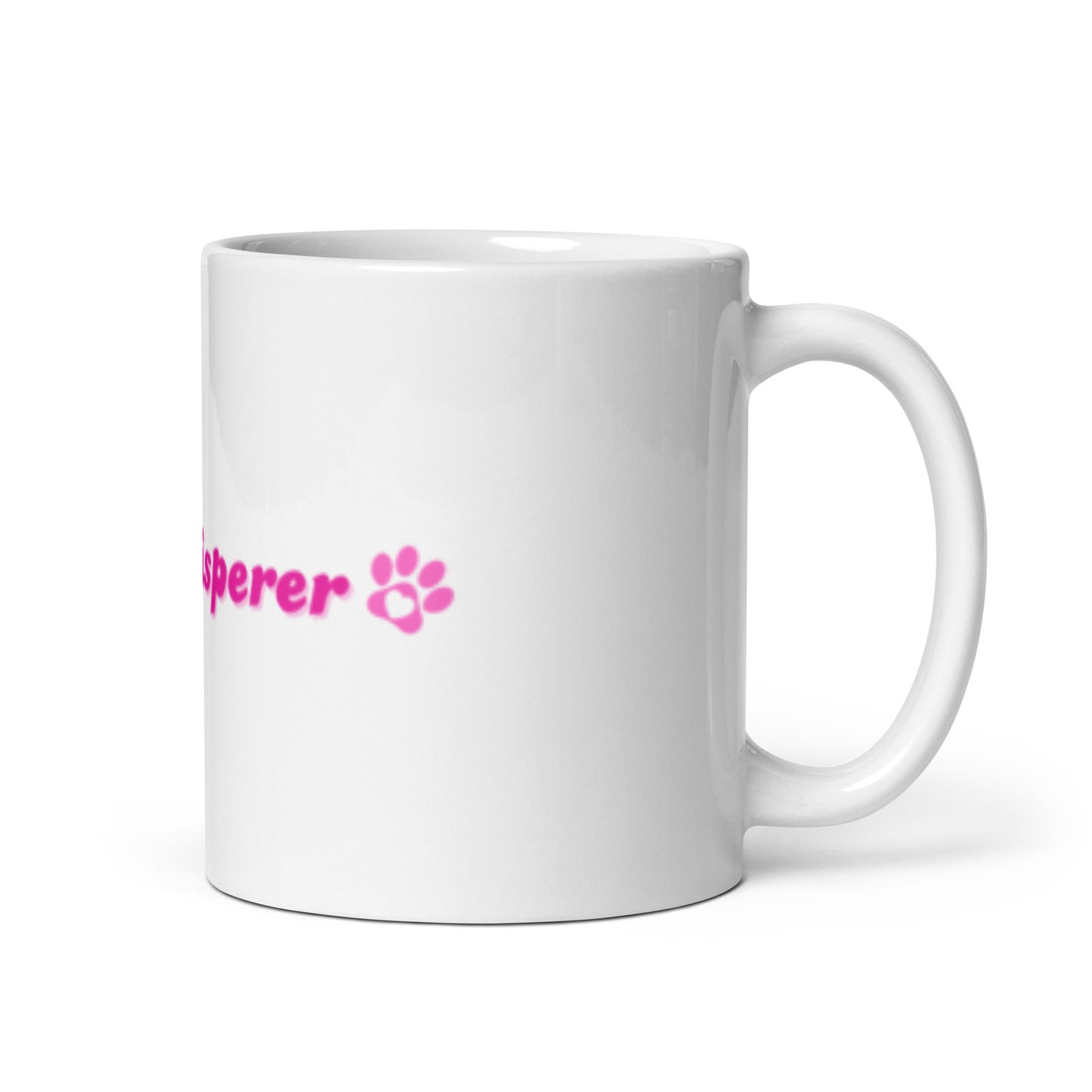 Unleashed Life Dog Whisperer White glossy mug