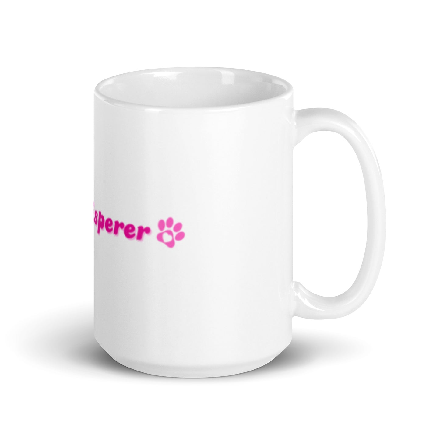 Unleashed Life Dog Whisperer White glossy mug