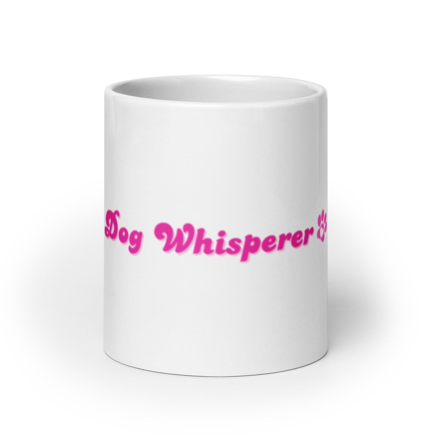 Unleashed Life Dog Whisperer White glossy mug