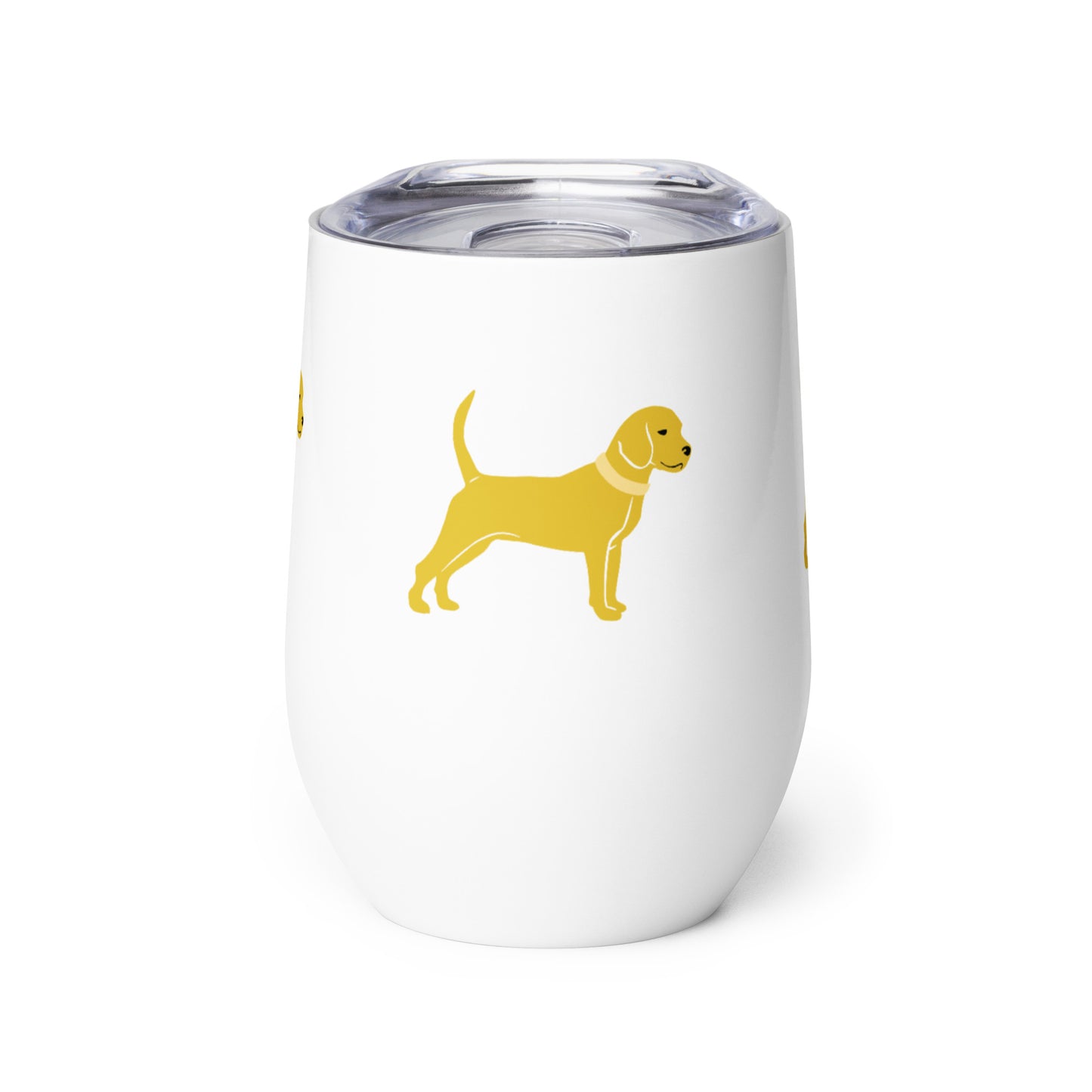 Unleashed Life Little Yellow Dog Wine tumbler