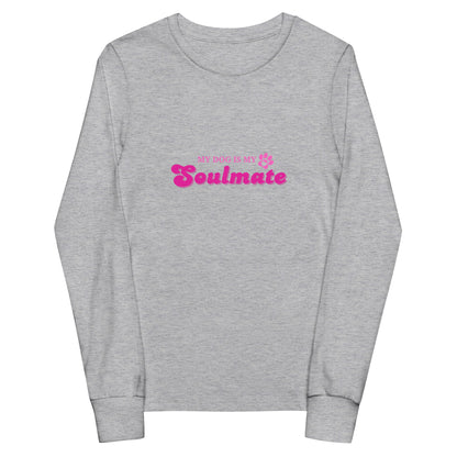 Unleashed Life My Dog Is My Soulmate Youth long sleeve tee