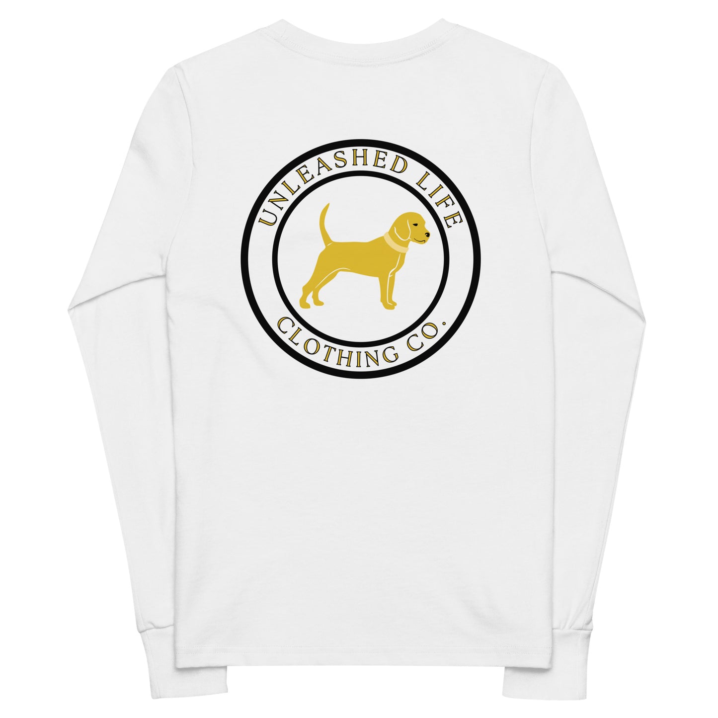 Unleashed Life Dog with Bow Youth long sleeve tee
