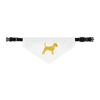 Little Yellow Dog Pet Bandana Collar