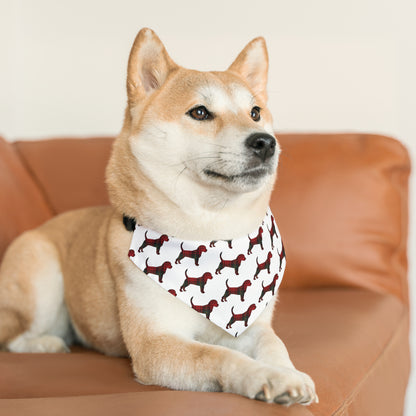 Holiday Flannel Patterned Little Dog Pet Bandana Collar