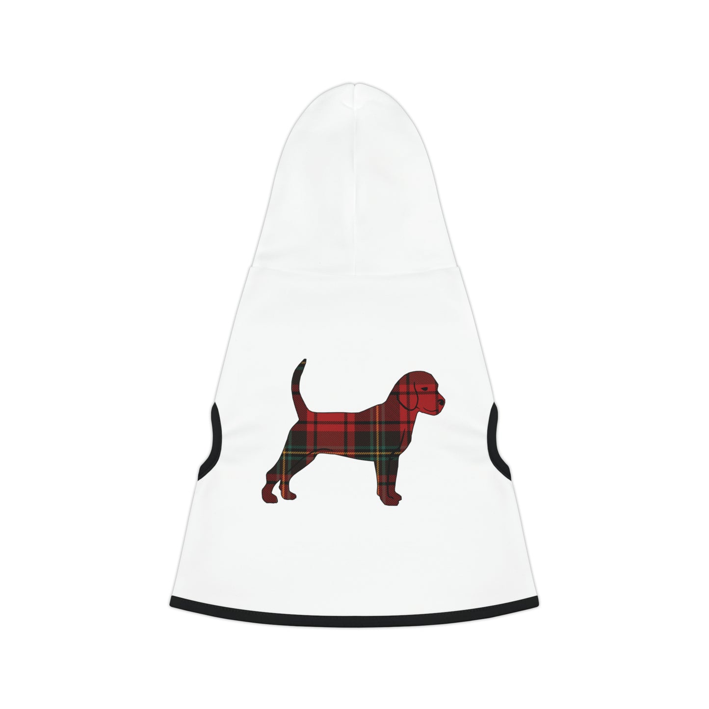 Holiday Flannel Little Dog Pet Hoodie