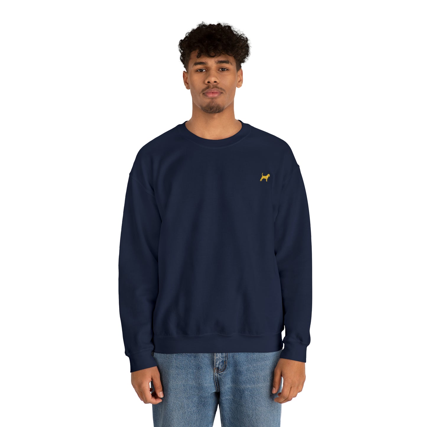 Unleashed Life Little Yellow Dog Crewneck with Script