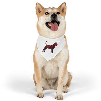 Holiday Flannel Little Dog Pet Bandana Collar