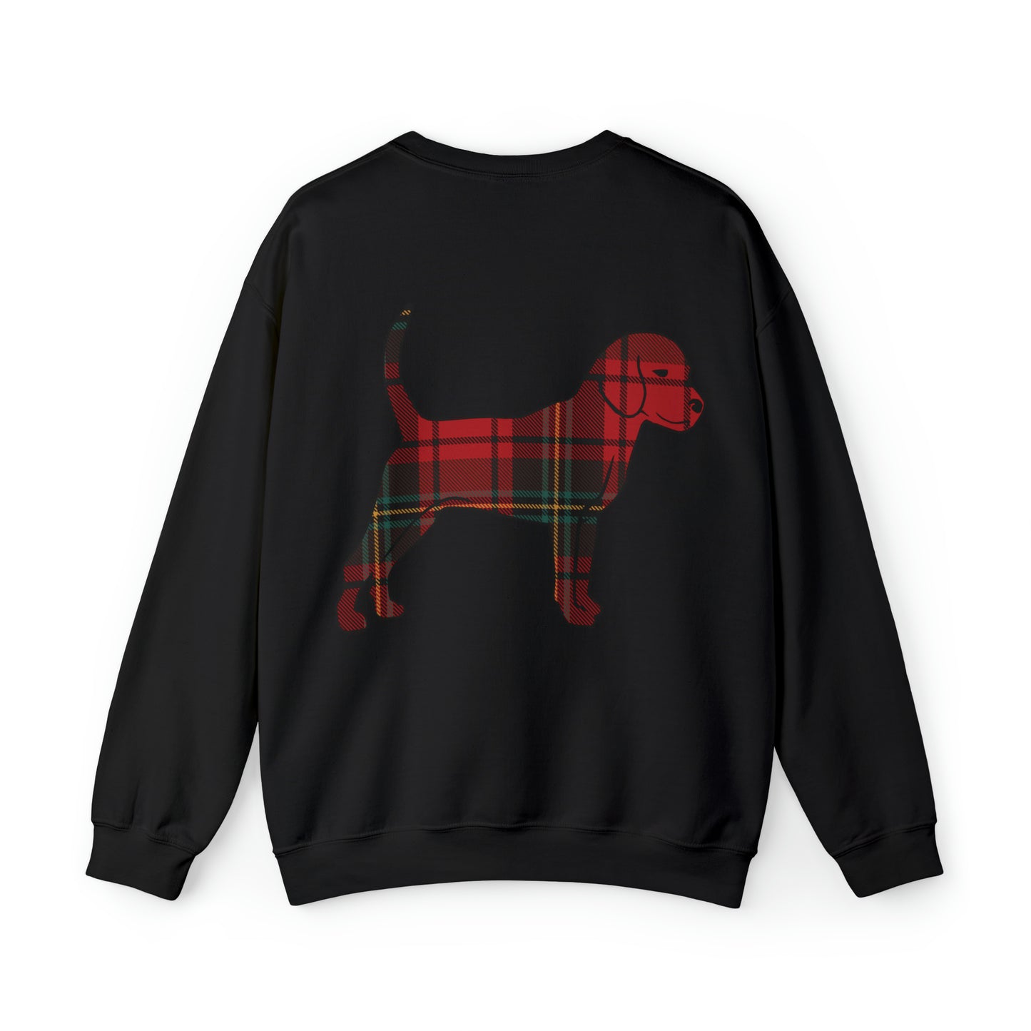 Unleashed Life Holiday Flannel Little Dog Crewneck