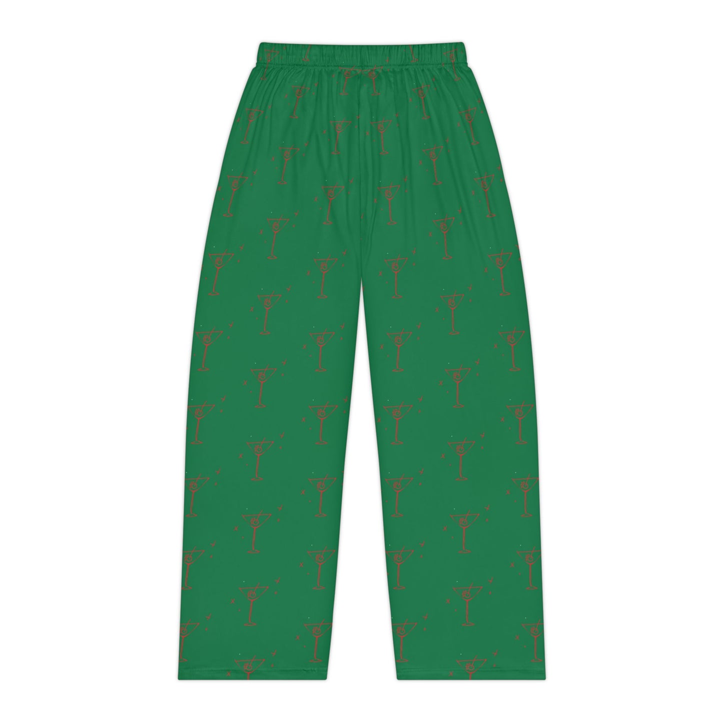 Green Martini Women's Pajama Pants — Lightweight Cozy Sleepwear