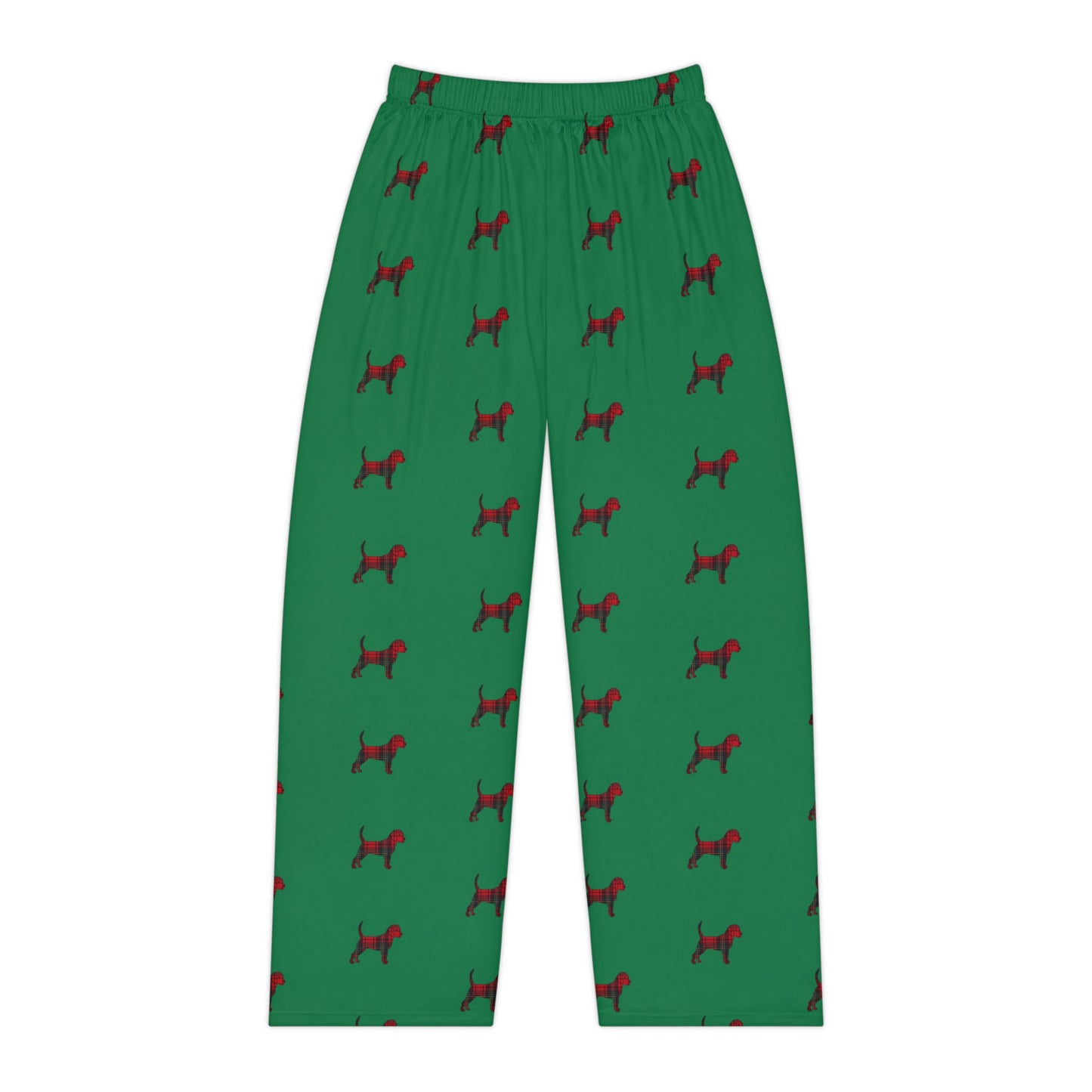 Christmas Dog Pajama Pants – Women's Green Holiday Sleepwear