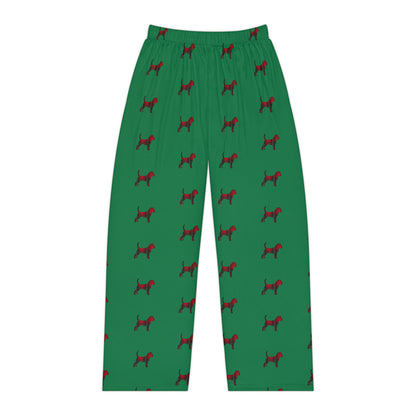 Christmas Dog Pajama Pants – Women's Green Holiday Sleepwear