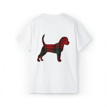 Holiday Flannel Little Dog Cotton Tee