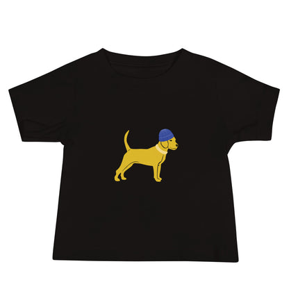 Little Yellow Dog with Hat Baby Jersey Short Sleeve Tee