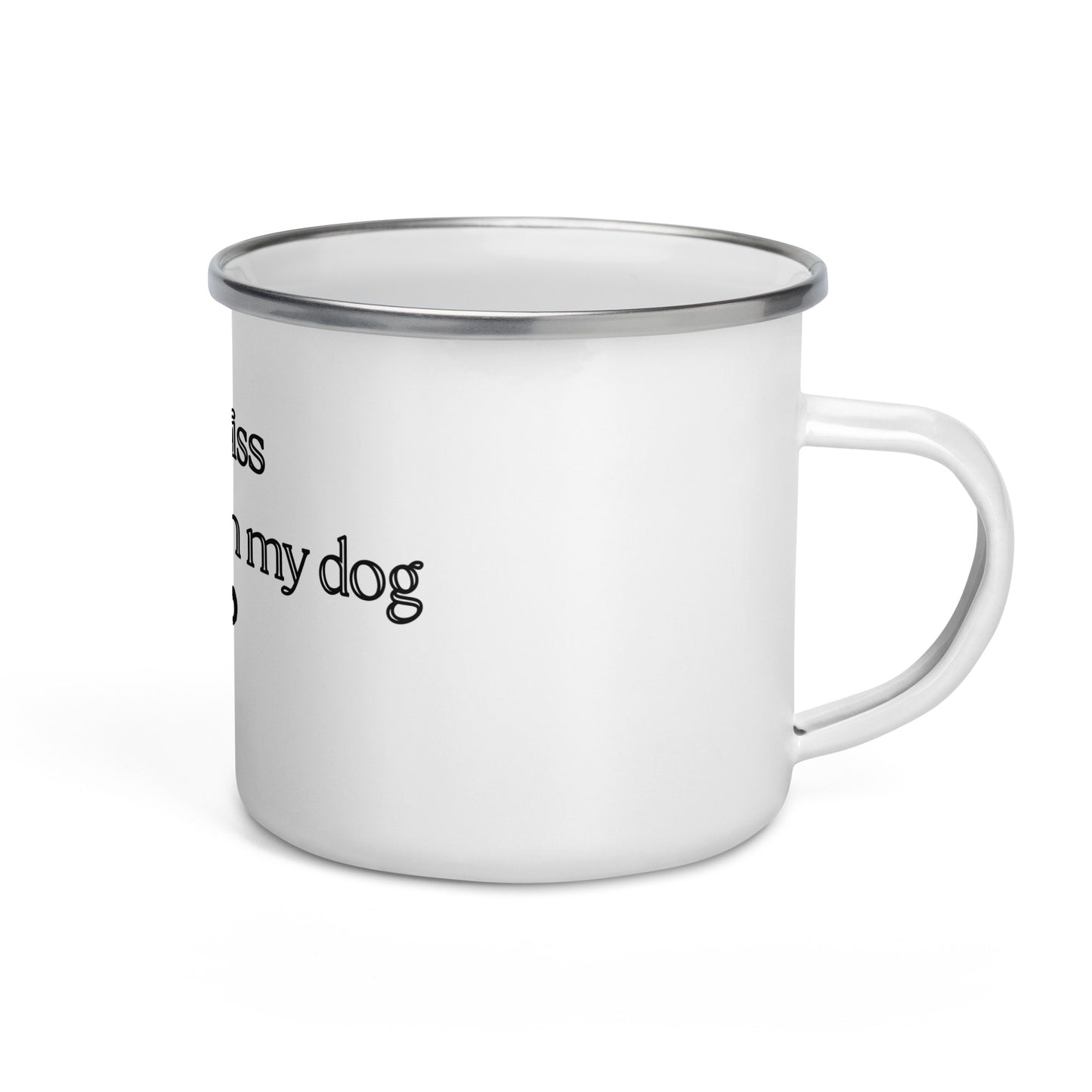Little Miss Obsessed with My Dog Enamel Mug