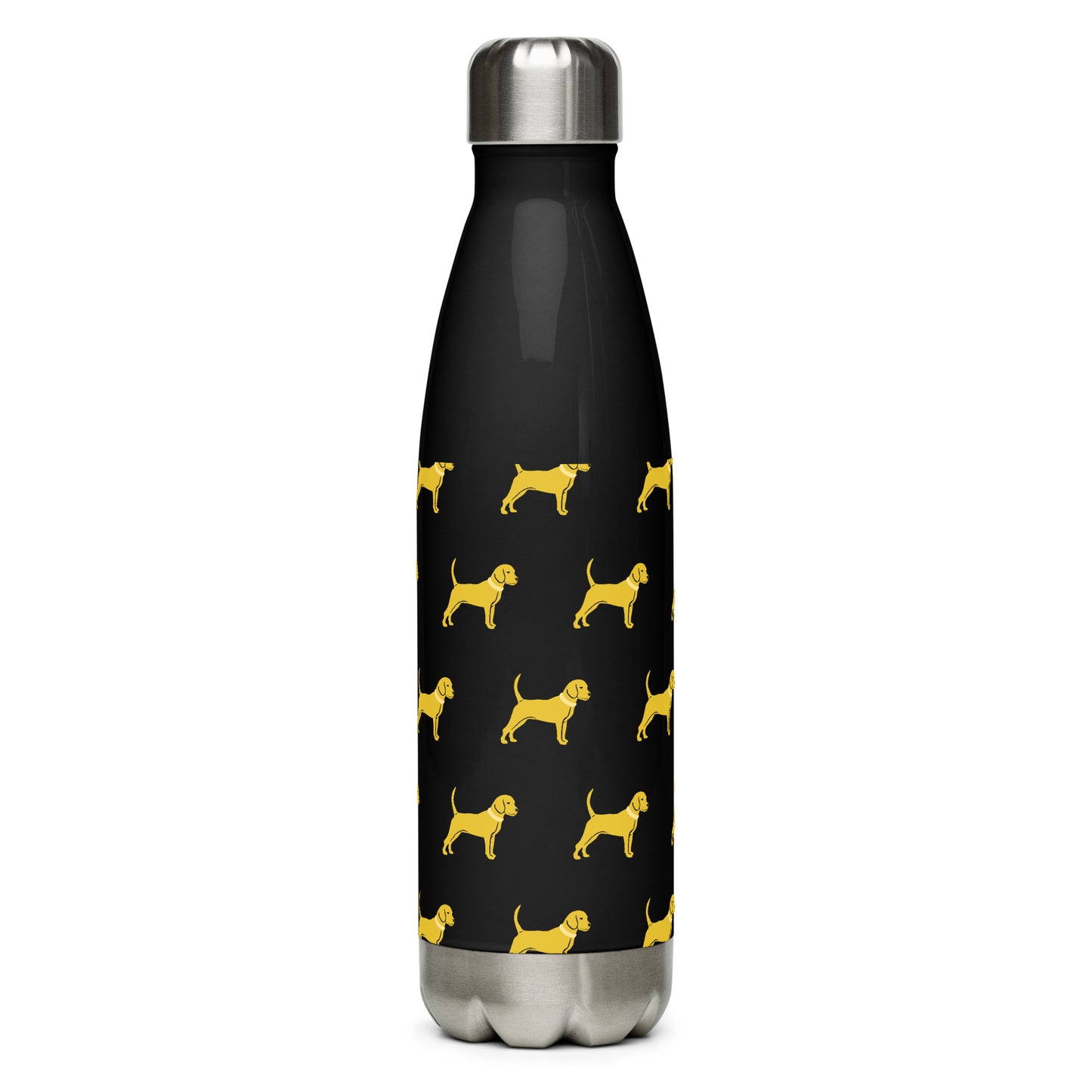 Stainless steel little yellow dog water bottle