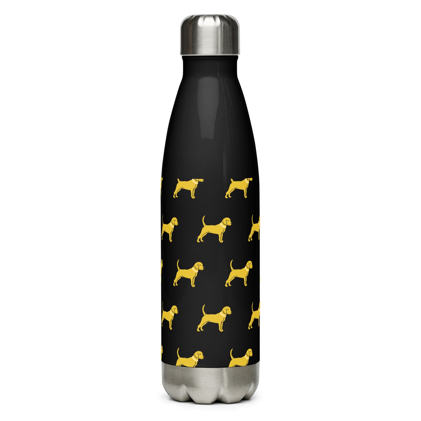 Unleashed Life Stainless steel little yellow dog water bottle