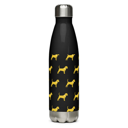 Unleashed Life Stainless steel little yellow dog water bottle