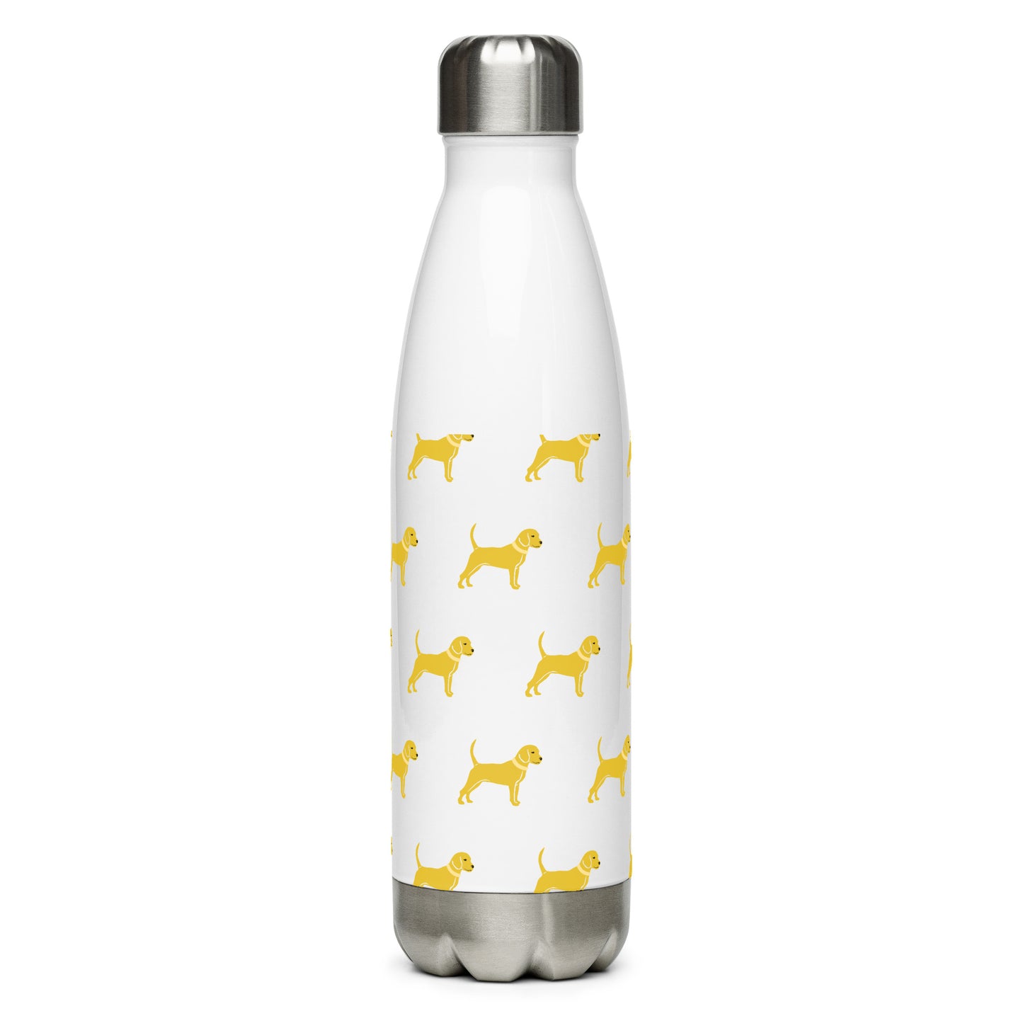 Unleashed Life Stainless steel little yellow dog water bottle